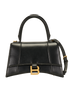 Small Hourglass, &pound;650, Handbags, Black, Leather, Front view